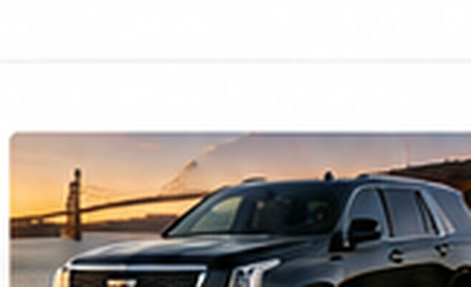 Luxury black SUV